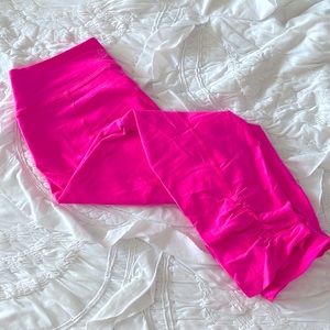 Beyond Yoga Neon Pink Leggings